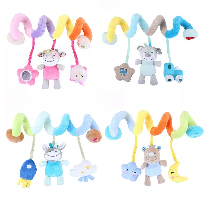 Hanging bed/stroller rattles