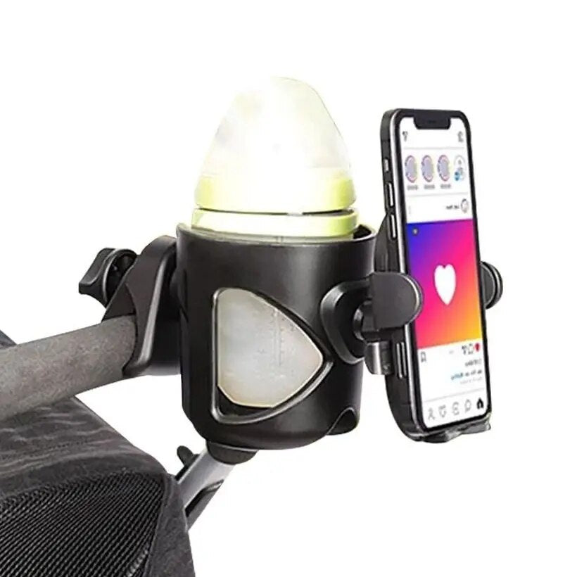 Cup and phone holder (Universal pram accessory)