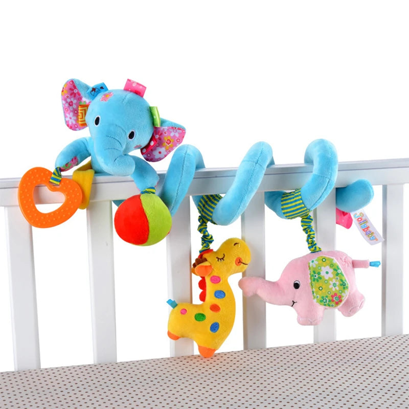 Hanging bed/stroller rattles