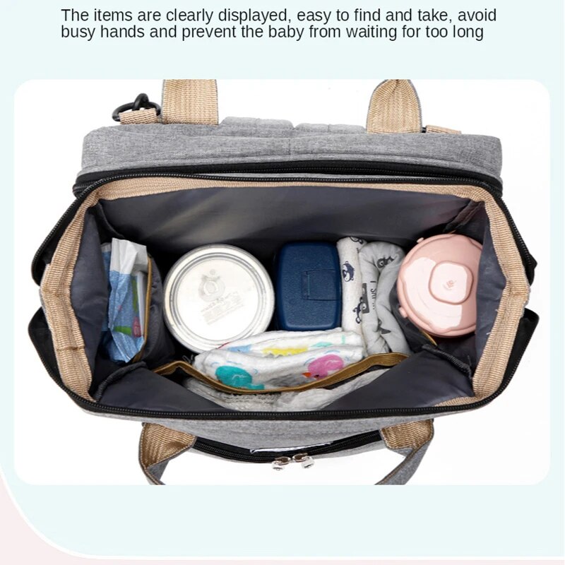 Expandable baby bag