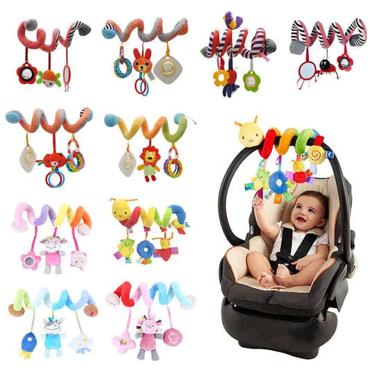 Baby spiral rattles (0-12 months)