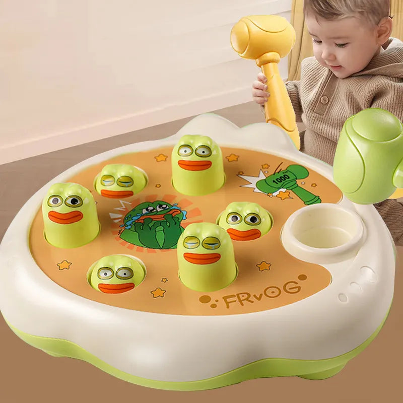 Baby whack-a-mole toy