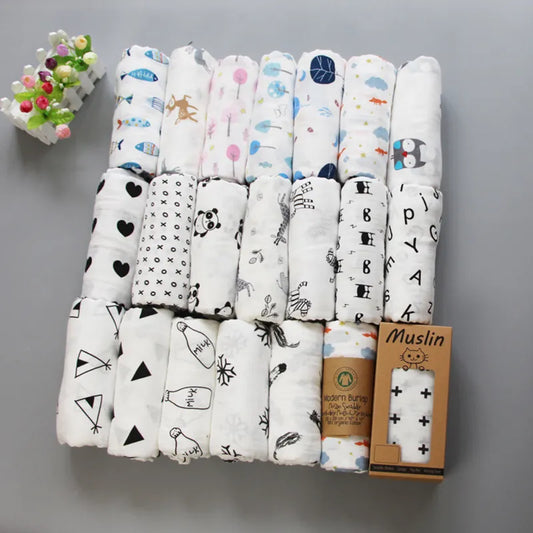 Cotton muslin blanket