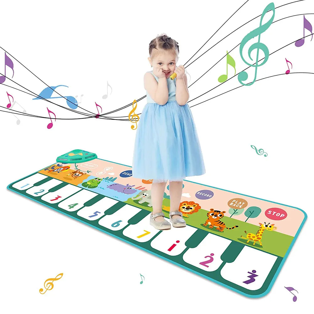 Musical piano mat