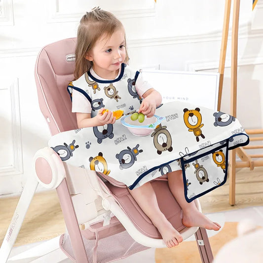 Baby short sleeved bib